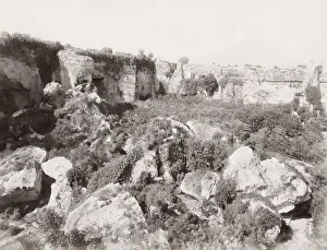 Syracuse Prints: Latomie del Paradiso, quarry, Syracuse, Italy
