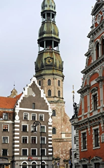 Images Dated 18th March 2012: Latvia. Riga. St. Peters Church. 17th century