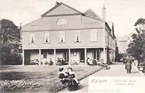 Waterlow Prints: Lauderdale House, Waterlow Park, Highgate, North London