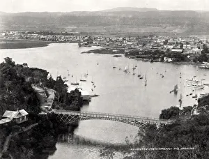 Launceston from Cataract Hill, New Zealand
