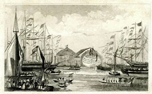 Occasion Collection: Launch of HMS Trafalgar at Woolwich, 21 June 1841