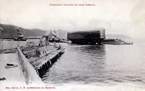Baikal Prints: The launch of the icebreaker on Lake Baikal