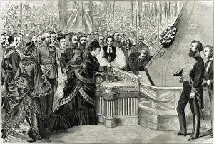 Ironclad Gallery: The launch of the ironclad ship HMS Alexandra