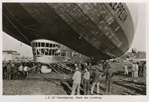 Zeppelin in Flight