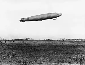 Launch of the Vickers Airship R80 at Barrow, Walney Isla?