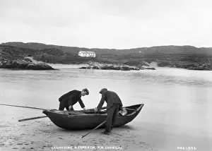 Launching Prints: Launching a Curragh, North West Donegal