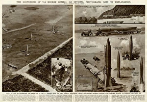 Range Gallery: Launching of V2 rocket bombs by G. H. Davis