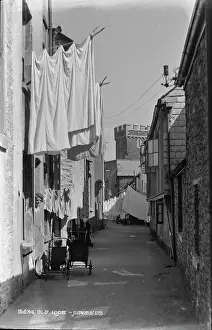 Looe Prints: Laundry Day in Old Looe