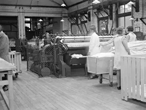 Maids Prints: Laundry of Savoy Hotel