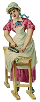 Scrap Prints: Laundrymaid Ironing