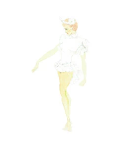 Images Dated 7th February 2017: Laurels Fan Dress - Murrays Cabaret Club costume design
