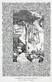 Fairyland Prints: Laurence Housman, illustrator, A Farm in Fairyland