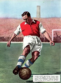 Matthews Prints: Laurie Scott, Arsenal and England footballer