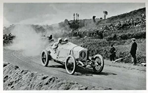 Dust Gallery: Lautenschlager driving a Mercedes, Grand Prix