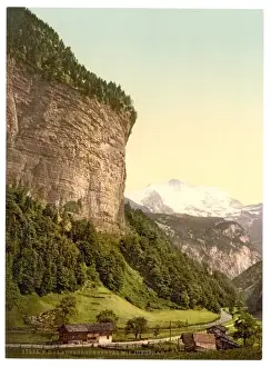 Jungfrau Prints: Lauterbrunnen Valley and Jungfrau, Bernese Oberland, SWitzer
