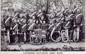Images Dated 7th April 2011: The Lavenham Salvation Army Band, Suffolk