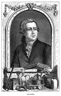 Lavoisier Prints: Lavoisier and Apparatus