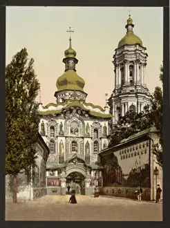 Kiev Prints: The Lavra gate, Kiev, Russia, (i. e. Ukraine)