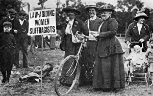 Images Dated 1st December 2015: Law-abiding Suffragists