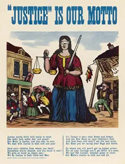 Issued Prints: Law / Allegory / Justice