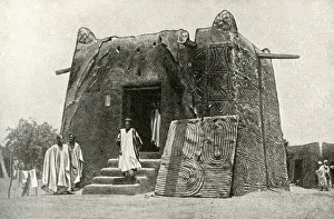 Nigerian Gallery: Law court building at Kano, Nigeria, West Africa