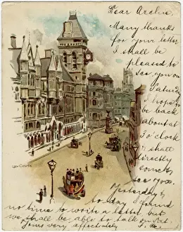 Griffin Prints: The Law Courts, London
