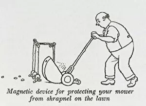 Lawn mower protector / W H Robinson