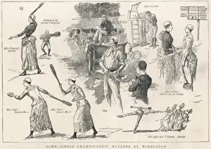 Championship Prints: Lawn Tennis Championship matches at Wimbledon