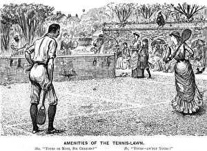 LAWN TENNIS / PUNCH / 1883