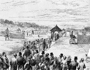 Images Dated 11th November 2019: Lawn tennis at Wimbledon 1877