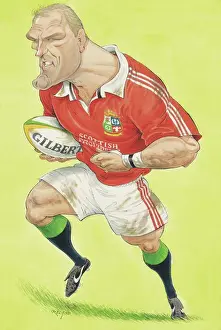 2000s Prints: Lawrence Dallaglio (Lions 1997) - England rugby player