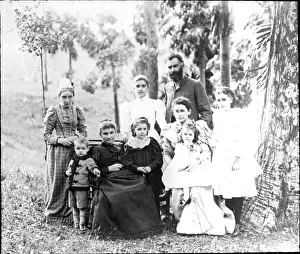 Lawrence Hargrave and his family