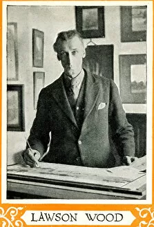 Cartoonist Gallery: Lawson Wood, illustrator, cartoonist and artist Date: circa 1930