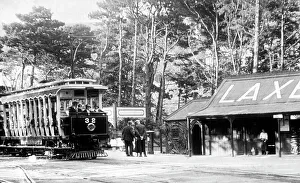 Laxey Prints: Laxey Station Isle of Man early 1900s