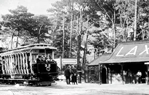 Laxey Prints: Laxey Station Isle of Man electric railway