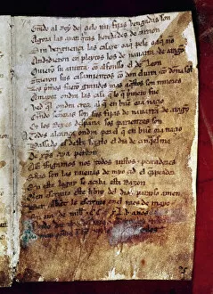 Abbot Collection: The Lay of the Cid or The Poem of the Cid. 14th century