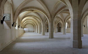 Vault Collection: Lay dormitory, Clairvaux Abbey, Ville-sous-la-Ferte, Aube