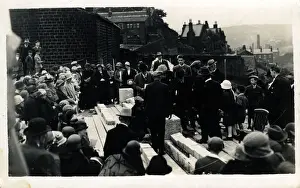 Keighley Prints: Laying of Commemoration Stone, Thought to be Keighley Area