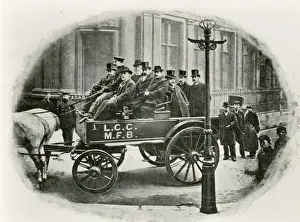 Personnel Prints: LCC Fire Brigade Committee on tour of inspection
