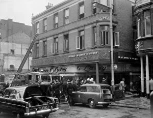 1961 Gallery: LCC-LFB Aftermath of a fire in Hare Street, SE18