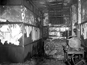 Images Dated 31st May 1962: LCC-LFB Aftermath of a property fire, Stoke Newington