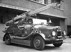 Escapes Gallery: LCC-LFB Bromptons Dennis pump at Lambeth HQ