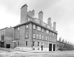 Chimney Prints: LCC-LFB Caledonian Road fire station, North London