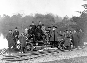 Images Dated 29th November 2011: LCC-LFB fire engine trials at Crystal Palace
