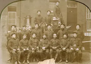 LCC-LFB Fire Station group photo with vehicle