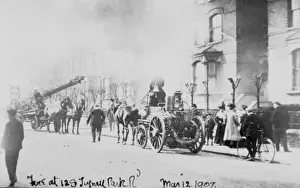 Horsed Prints: LCC-LFB fire at Tufnell Park Road, North London