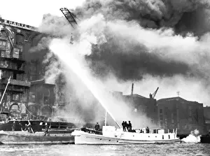 Jets Prints: LCC-LFB fireboat Massey Shaw in action