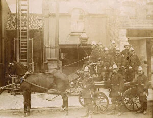 LCC-LFB horse drawn vehicle, South Croydon Fire Station