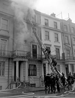 Notting Collection: LCC-LFB Serious house fire in Notting Hill