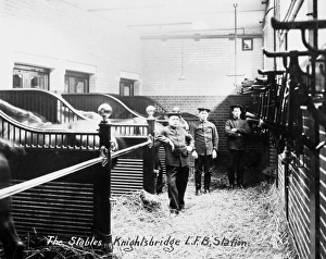Adjacent Gallery: LCC-LFB Knightsbridge fire station stables